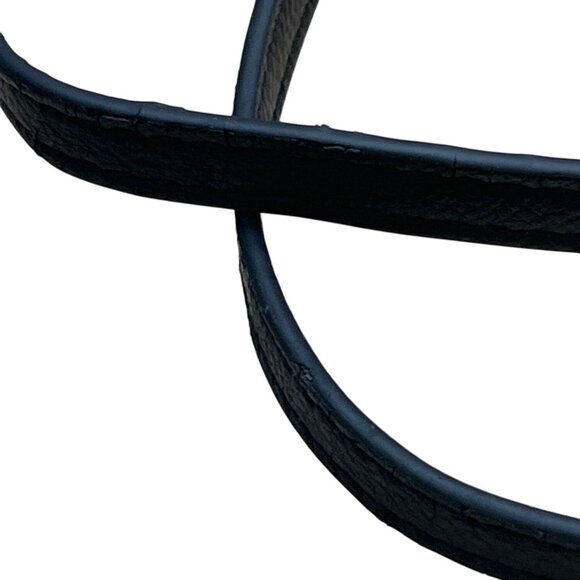 Nine West Taupe & Black Striped Faux Leather Black Tassel Detail Tote Bag Sz L - Picture 13 of 14